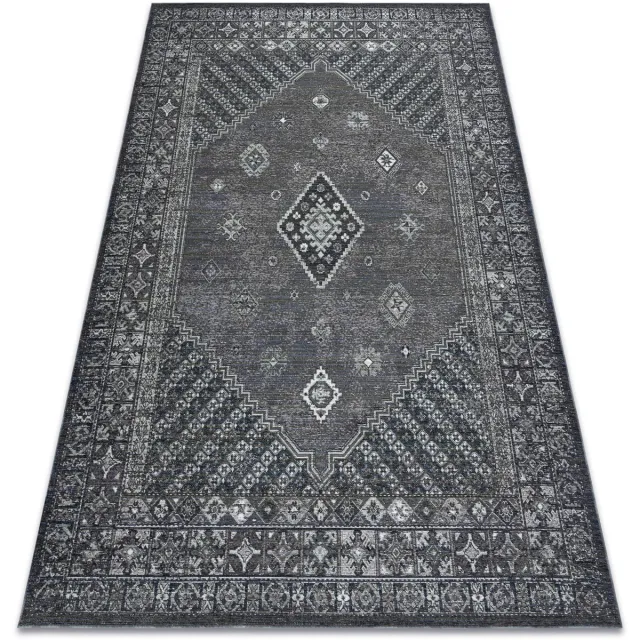 RUGSX Kleden Rugsx Wollen tapijt ANTIGUA 518 76 XX033 OSTA 170x240 cm Grijs