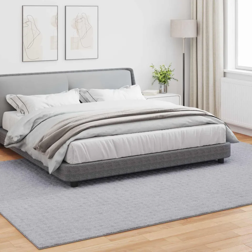vidaXL Binnen kleed SIROLO Grijs 200 x 280 cm Polyester Medium Pile, foto 3