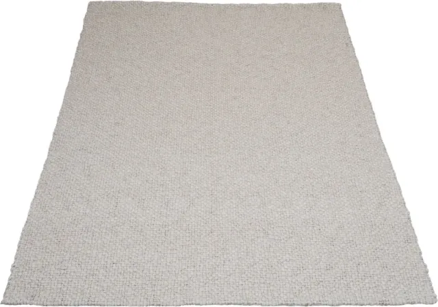 Veer Carpets Vloerkleed Adige Beige - Handgeknoopt Wollen Design Vloerkleed in Scandinavische / Japandi Stijl