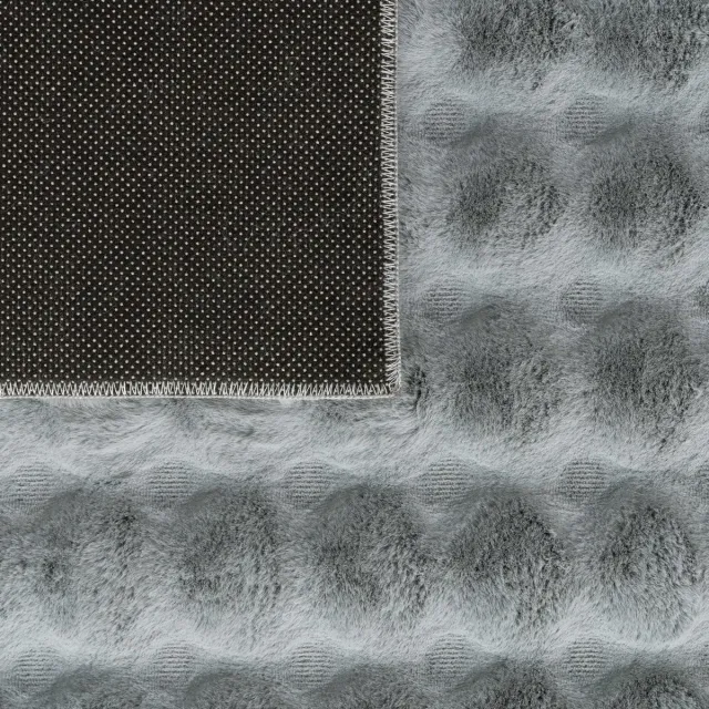 TT Home Woonkamertapijt langpolig woonkamertapijt ruitvormig zacht 3D-ontwerp 80 x 150 cm Rechthoek beige Grijs