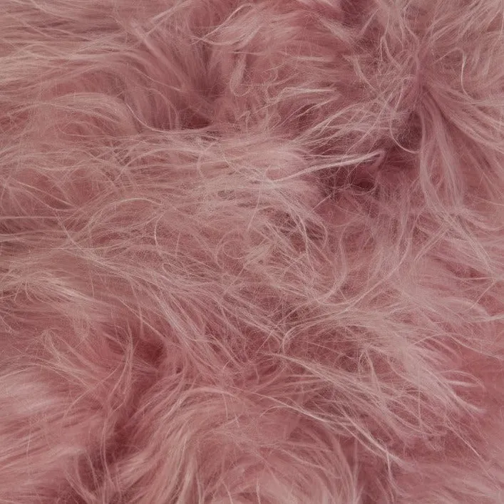 Dyreskinn Schapenvacht IJslands - Roze - 100 x 65cm, foto 4