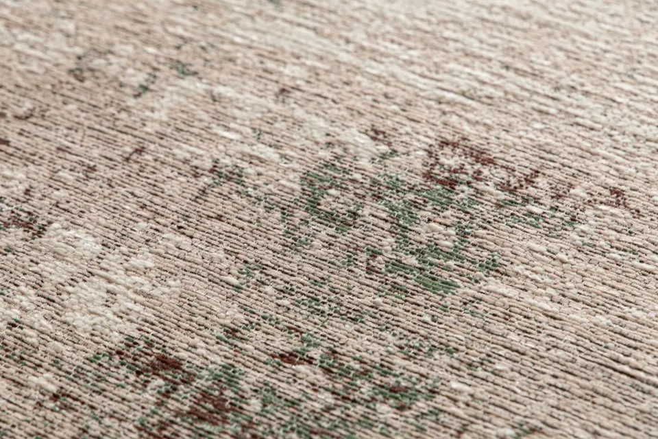NOUS Living vloerkleed crème/groen, foto 4