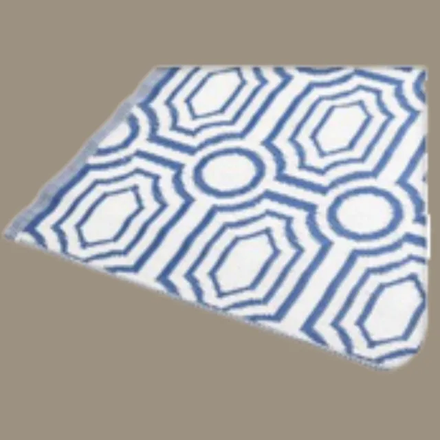 Home & Styling Buitentapijt 90x180cm Geometrisch Retro - Campingkleed - Beige