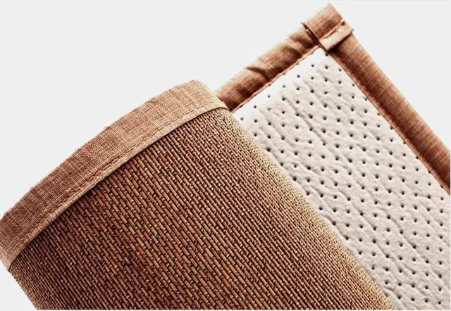 Fine Asianliving Oosters Vloerkleed Handgemaakt Bruin Bamboe Anti-slip L180xB120cm Naturel