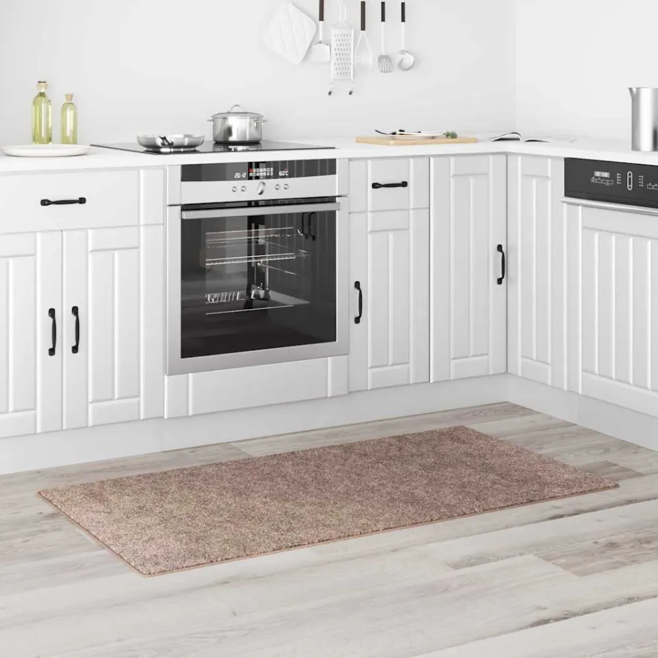 vidaXL Antislip Shaggy Tapijt Bruin 80 x 150 cm PP, foto 2