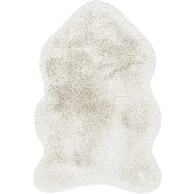 Lalee Heaven Shape - vloerkleed - Superzacht - Hoogpolig - schapenvacht - Imitatievacht - Fluffy Vacht - ivoor gebroken wit