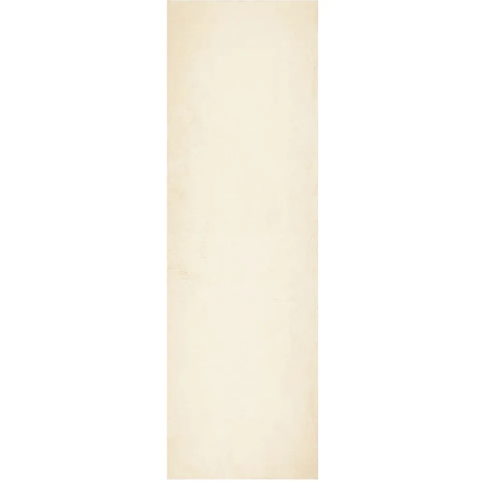 vidaXL Vloerkleed HUARTE laagpolig zacht wasbaar 80x250 cm crème, foto 3