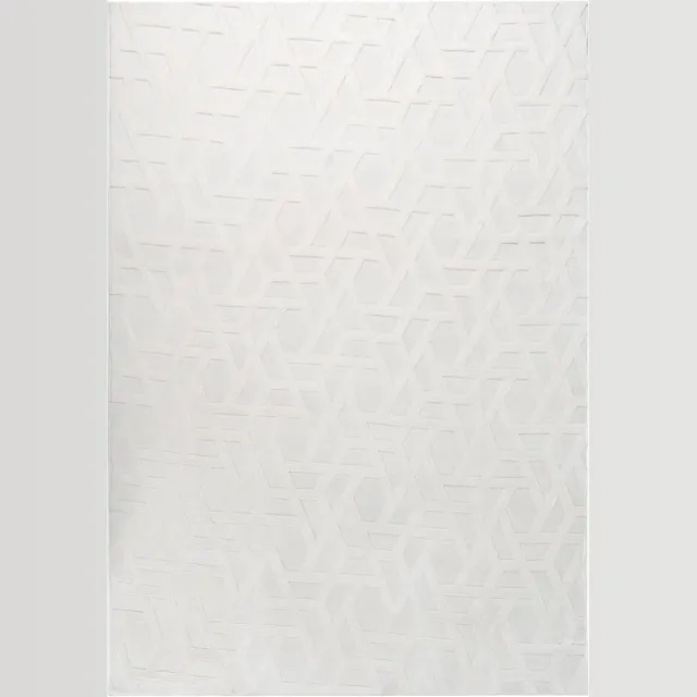 Beliani ANTERO - Vloerkleed - Gebroken wit - Polyester, foto 3