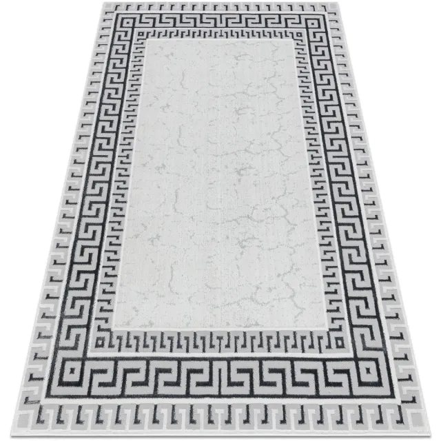 RUGSX Kleden Rugsx Tapijt ALLURE 1960 Grieks sleutel, frame Wit
