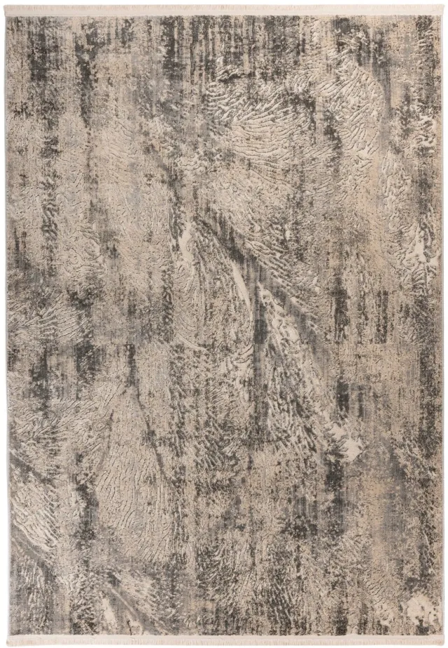 Dutch XXL Vintage Vloerkleed | Tapijt | Adela | Abstract | Grijs