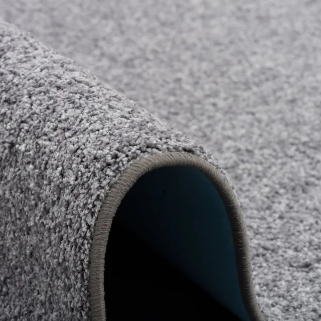 Snapstyle Hoogpolig Velours Tapijt Loper Mona Zilver