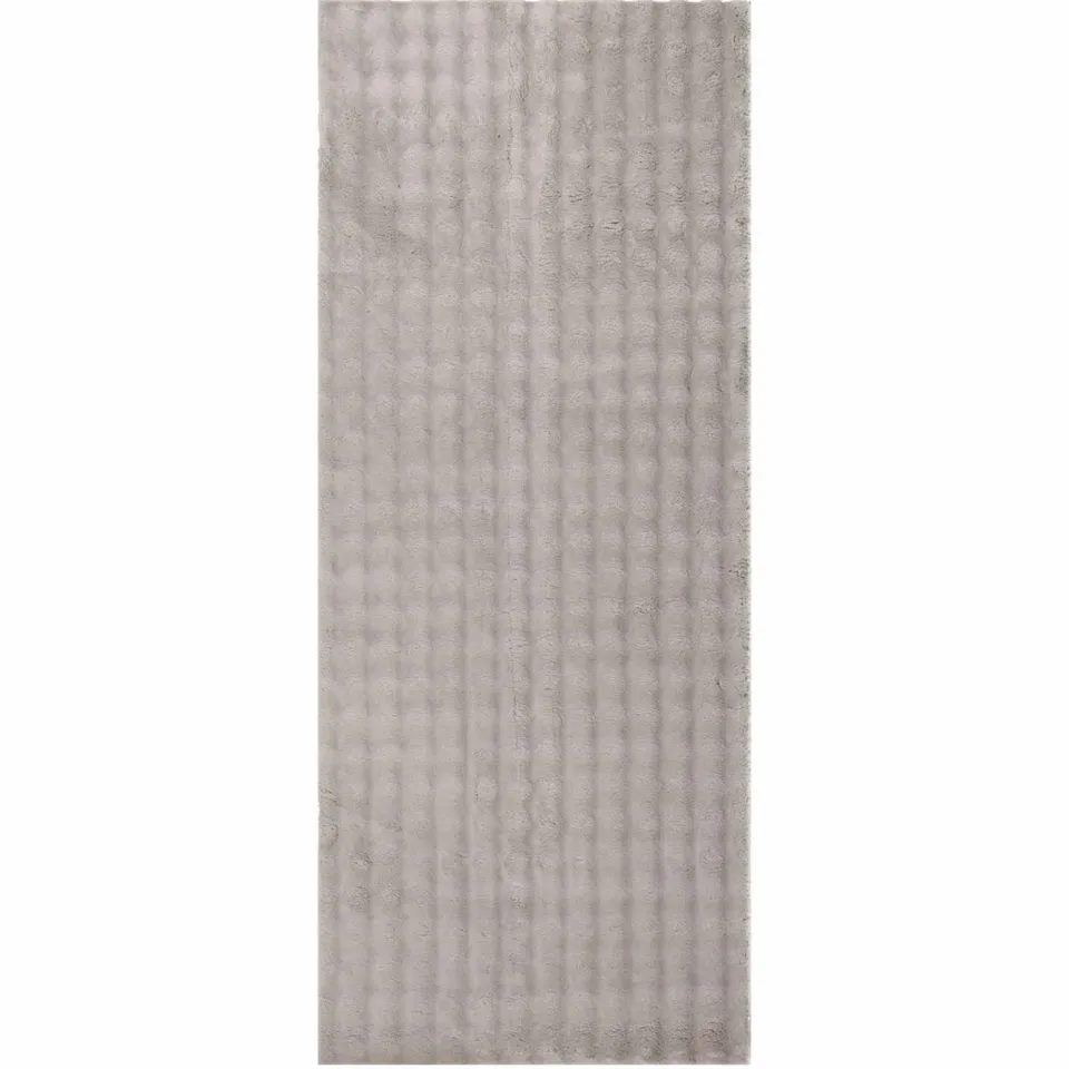 vidaXL Binnen kleed SIROLO Zand 80 x 200 cm Polyester Medium Pile Bruin