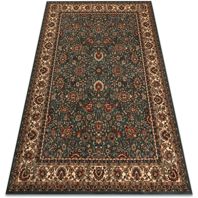 RUGSX Kleden Rugsx Wollen tapijt KASHQAI 4362 410 ornament groen 240x340 cm