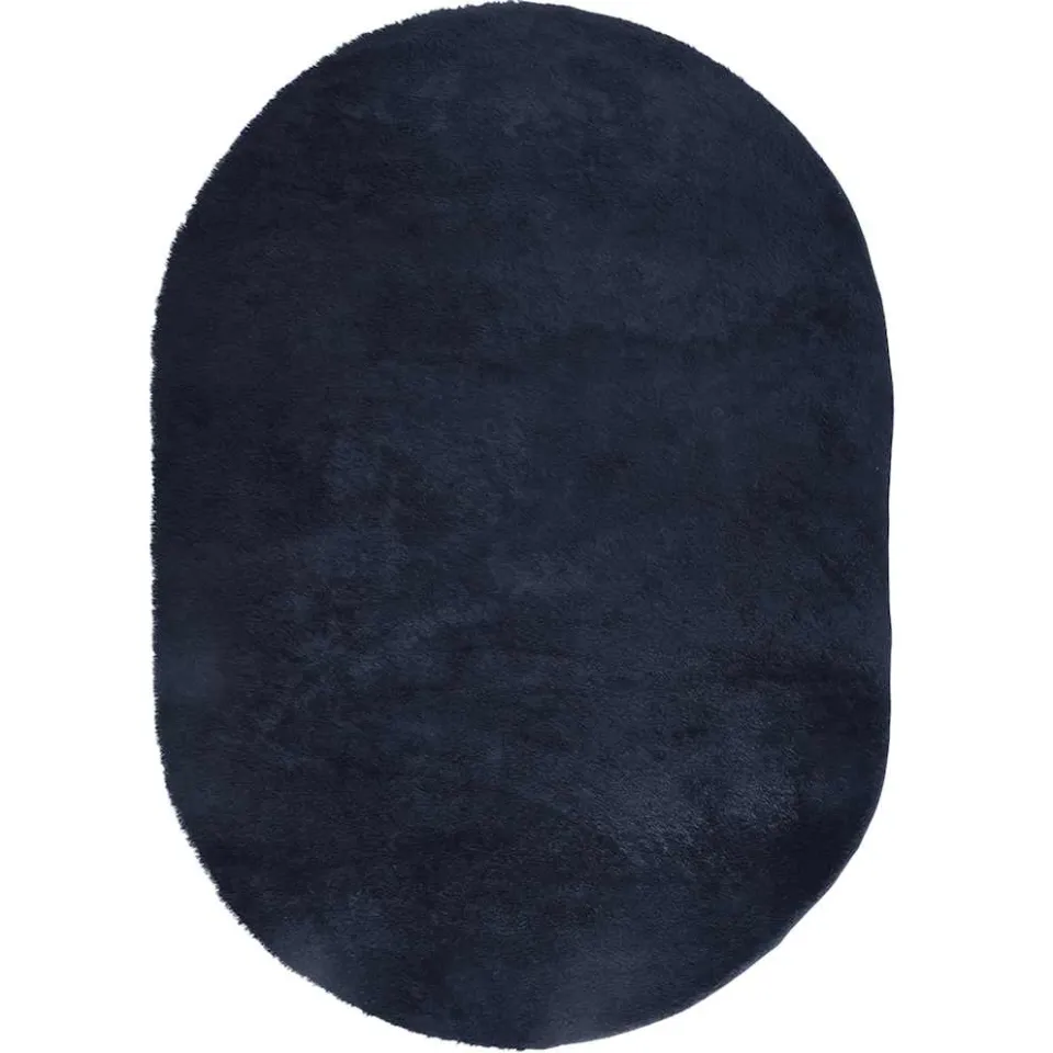 vidaXL Hoogpolig vloerkleed NAVARRA 300x200 cm polyester marineblauw, foto 3