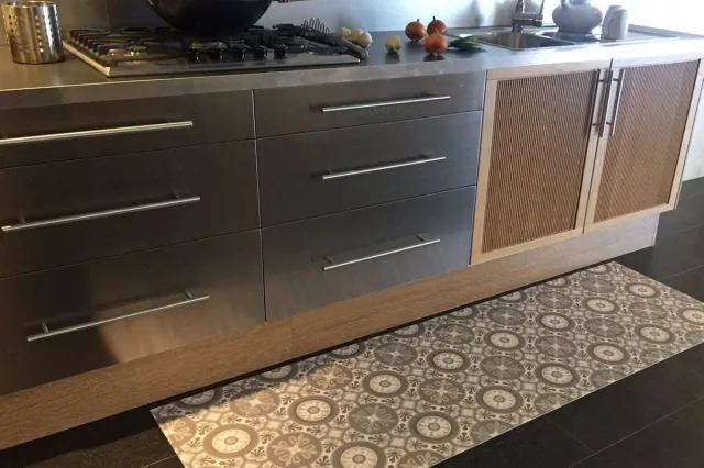 JYG Vloerkleed - Keukenloper Retrolux Mechelen 50x150 - Grijs - Beige