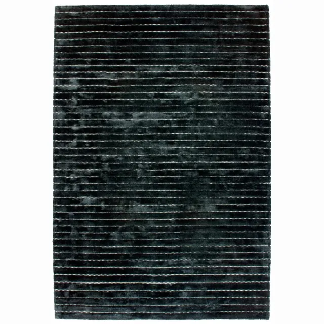 Dutch XXL Wollen Vloerkleed | Tapijt | Prime | Lijnen | Antraciet/Multi | 80x150 cm Antraciet / Multi
