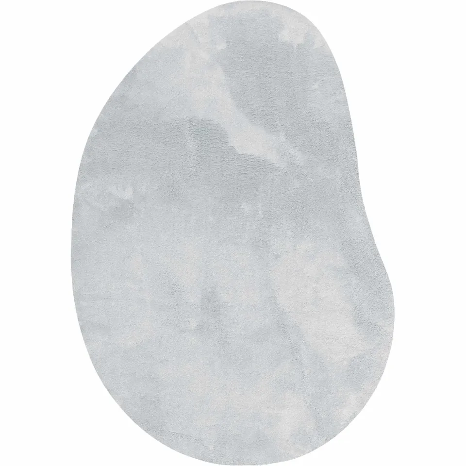 vidaXL Tapijt HUARTE Grijs 80 x 150 cm Polyester