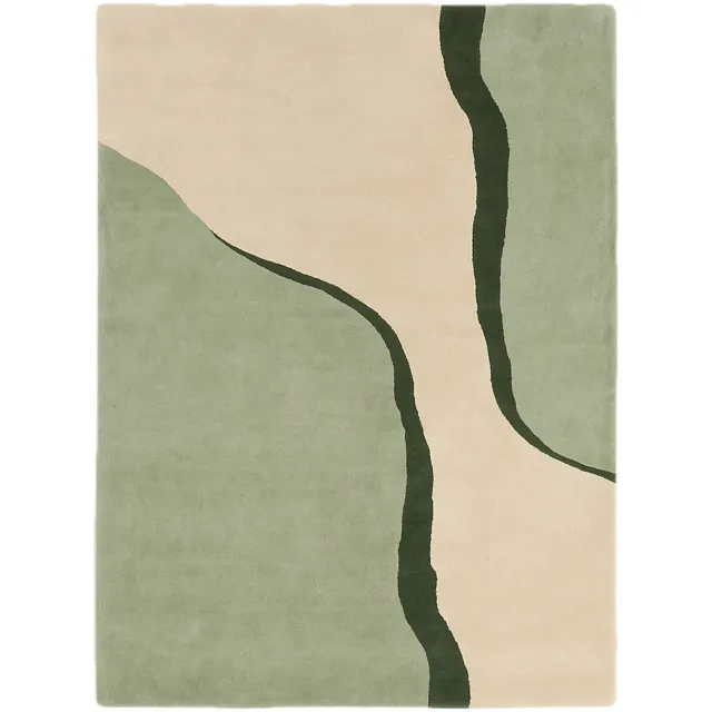 Studio Clarice Wollen vloerkleed - Vienna Groen - 200x290cm