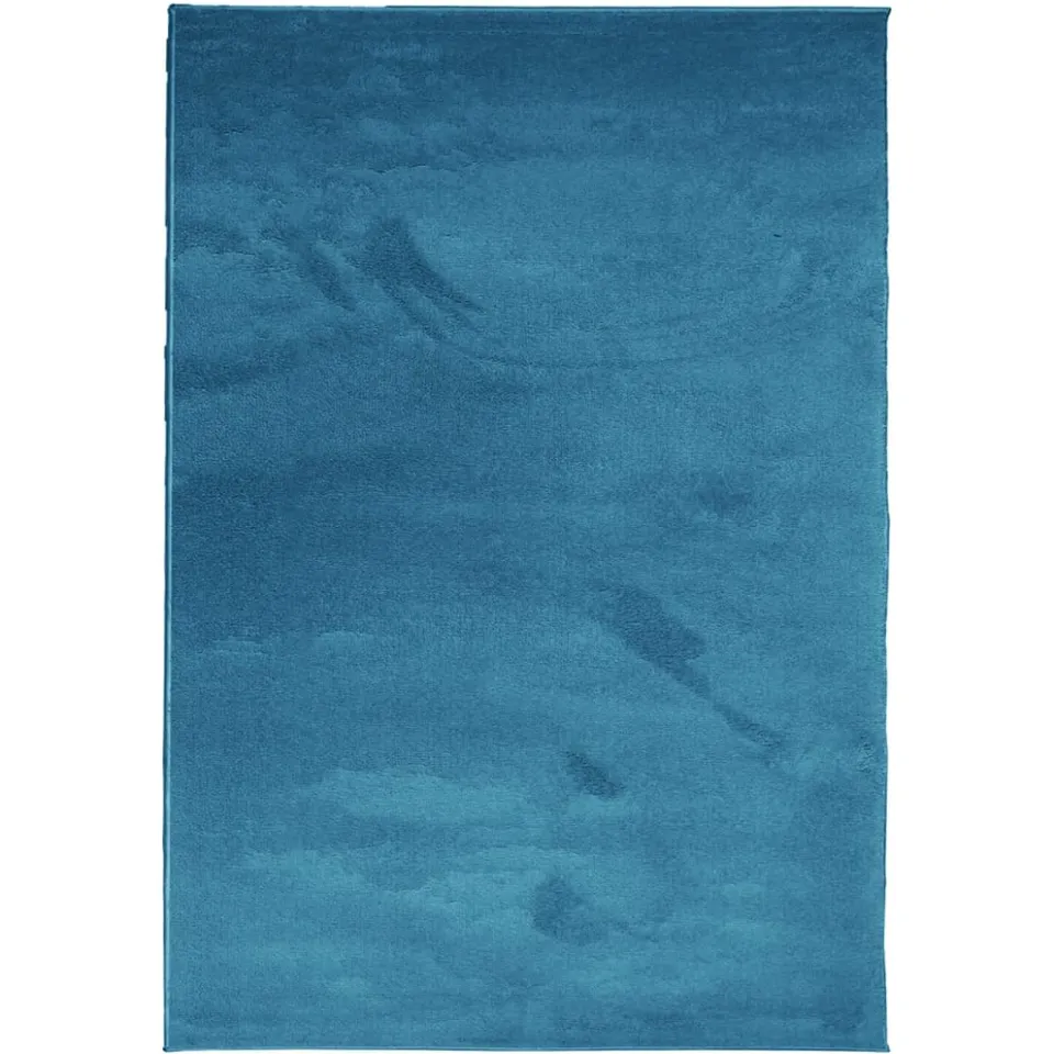 vidaXL Vloerkleed OVIEDO laagpolig 160x230 cm turquoise, foto 3