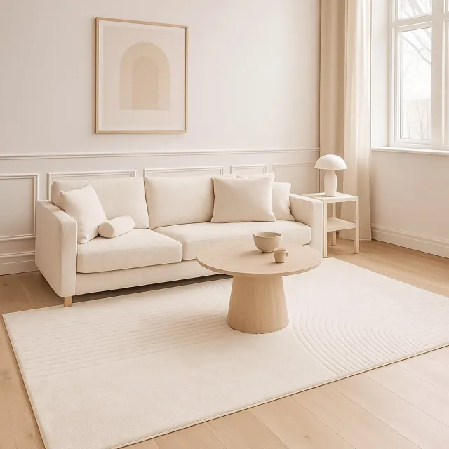 Milton & Oldbrook Vloerkleed 200 x 290 cm Targu Wit