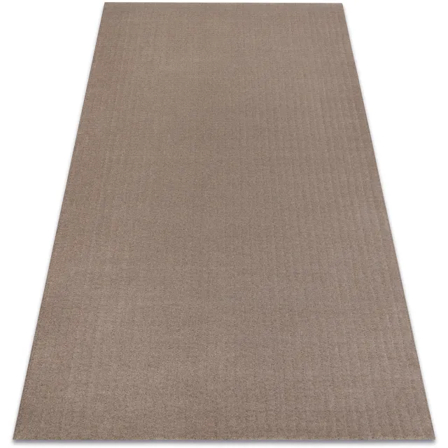 RUGSX Kleden Rugsx Wollen tapijt TEXTURA 488.24.LA600 OSTA - Lijnen, 200x300 cm Bruin