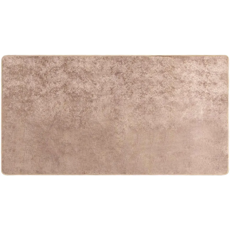 vidaXL Vloerkleedloper MARSA Zand 80 x 150 cm Polyester en PVC Geel