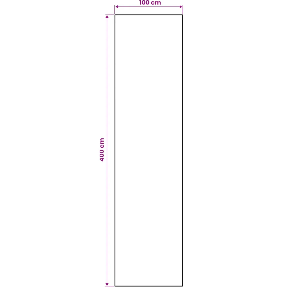 vidaXL Vloerkleedloper ORIZ 1150 gsm Blauw 100% polyestervilt, foto 4