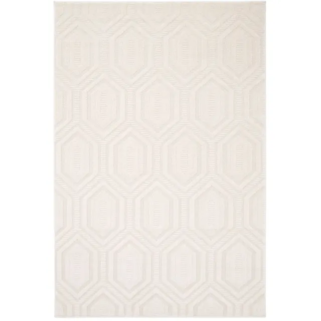 Amiah Modern vloerkleed - Forme Cristal ivoor Wit