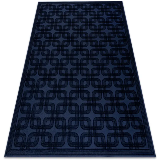 RUGSX Kleden Rugsx Tapijt AURA J2556A donkerblauw - Geometrisch, stru 240x330 cm