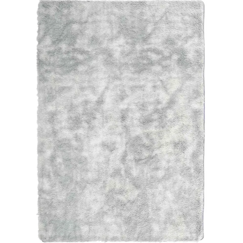 vidaXL Hoogpolig vloerkleed NAVARRA 200x290 cm polyester zilvergrijs, foto 3