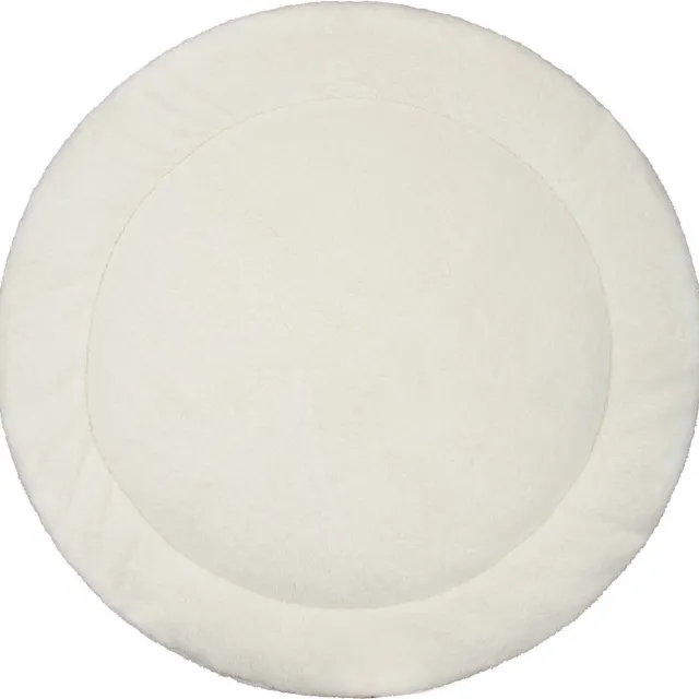 Prénatal Boxkleed Rond - Parklegger Ø 95 cm - Teddystof - Gebroken Wit