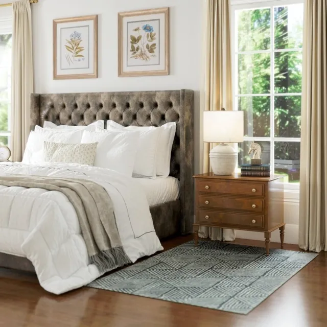 HAUSS SPOLE Vloerkleed Wasbaar – 170 x 120 cm – Polypropyleen – Donkergrijs – Geometrisch Strepenpatroon – Voor Woonkamer en Slaapkamer – Vloerverwarming