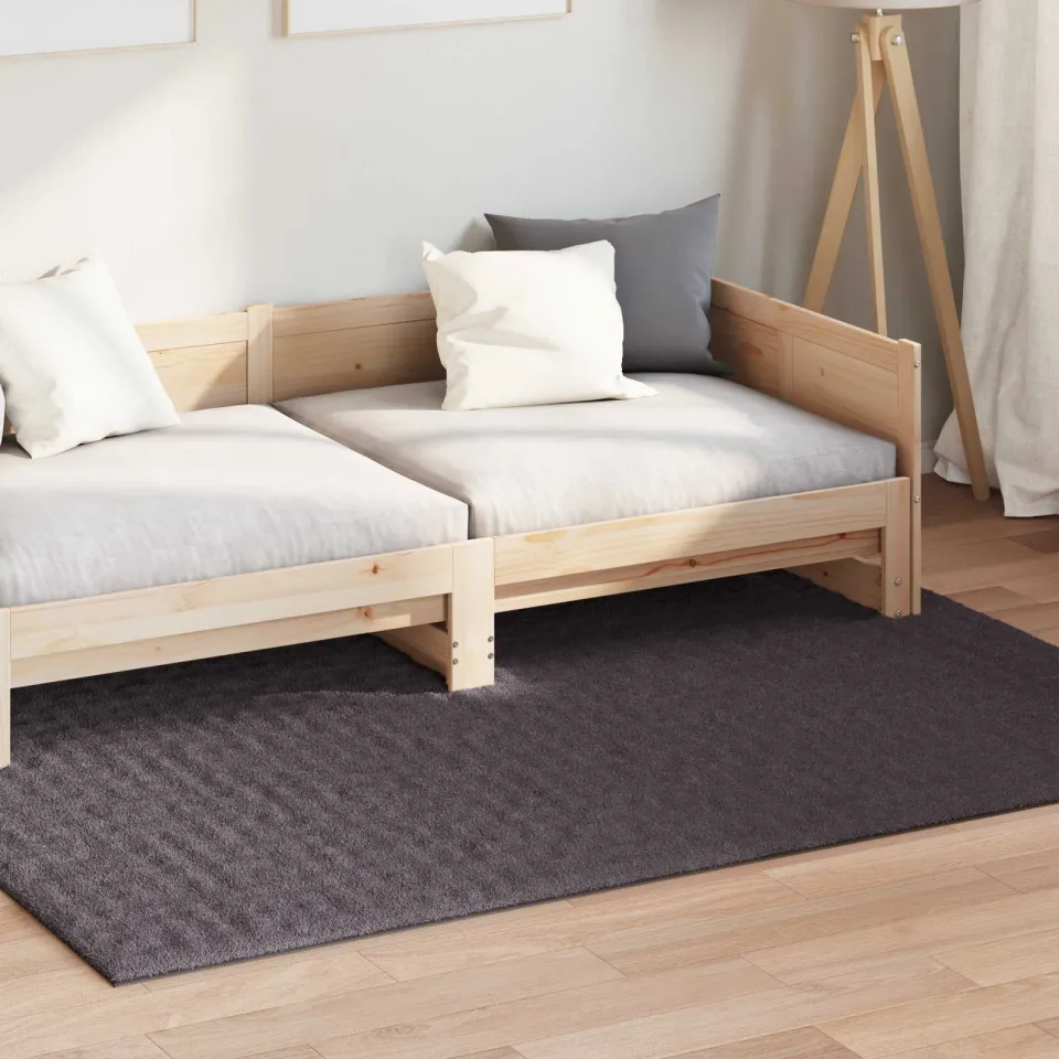 vidaXL Binnen kleed SIROLO Antraciet 120 x 170 cm Polyester, foto 3
