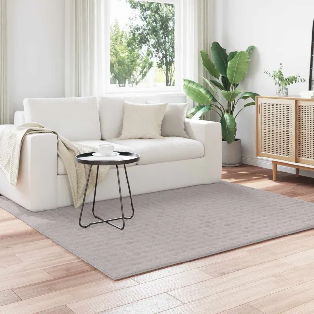 vidaXL Vloerkleden Vierkant SIROLO Zand 200 x 200 cm Polyester, foto 2