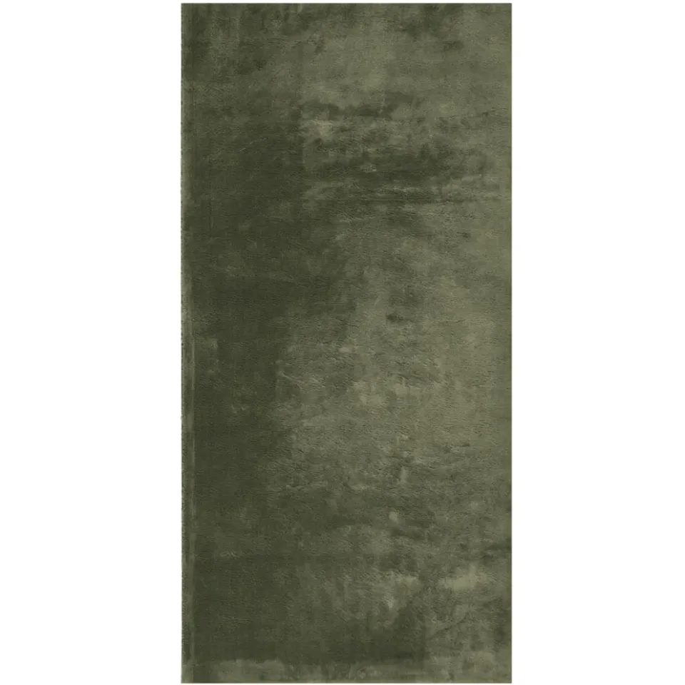 vidaXL Rug HUARTE Green 100 x 200 cm 100% Polyester Plat, foto 3