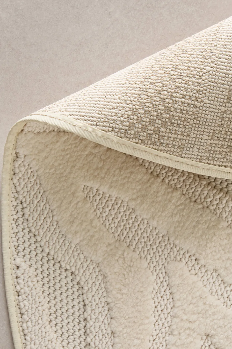 NOUS Living Teal vloerkleed crème, foto 4