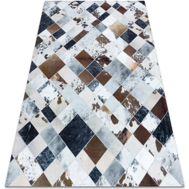 RUGSX Kleden Rugsx Tapijt PATCHWORK 21720 beige / bruin - 120x170 cm