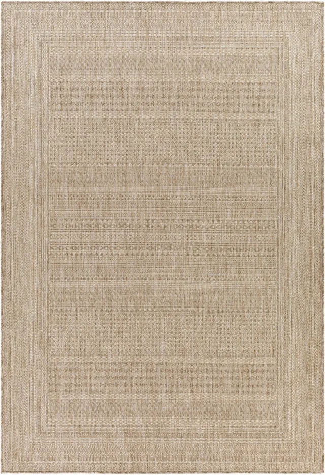 Surya Sierra vloerkleed binnen en buiten jute-look beige ivoor