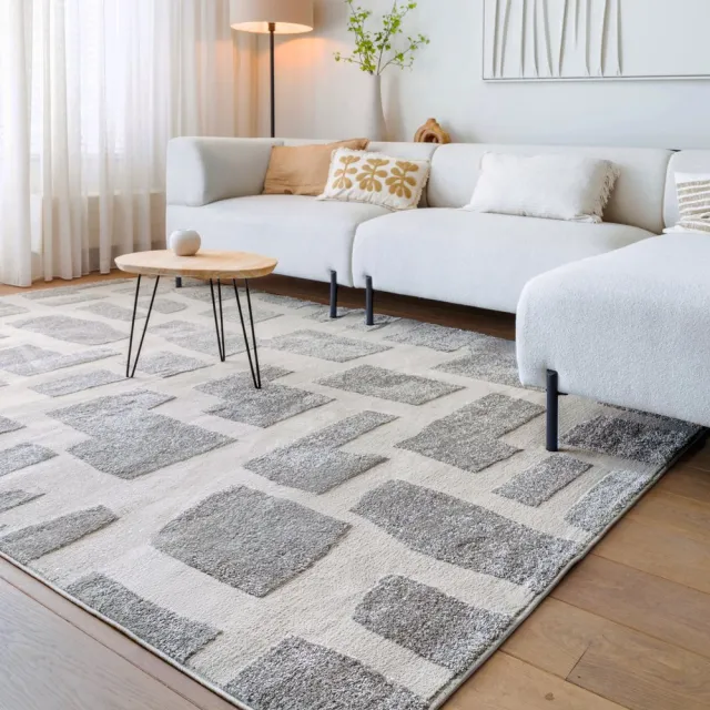 Nordic Weavers Scandinavisch vloerkleed - Contour Stone grijs 100x200