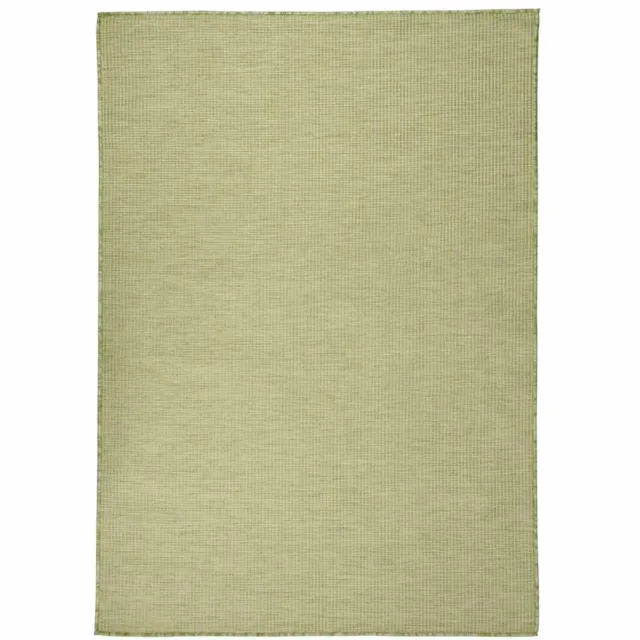 vidaXL Buitenkleed platgeweven 200x280 cm groen