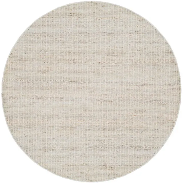 Must Living Hero vloerkleed rond wol en katoen en jute naturel / ivoor - Ø250 cm