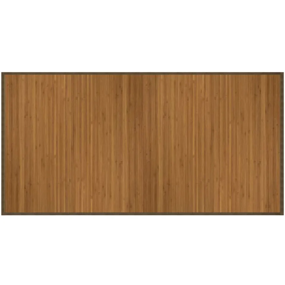 vidaXL Vloerkleed rechthoekig 100x200 cm bamboe bruin