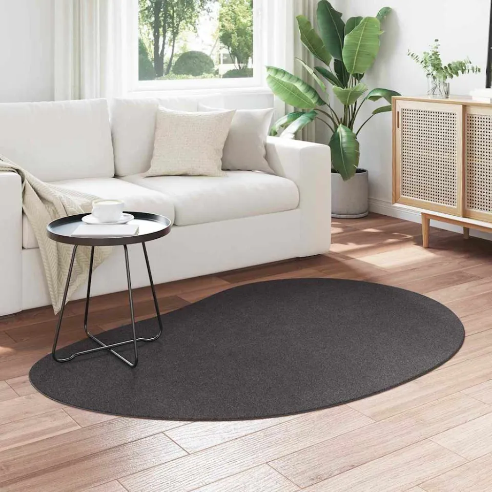 vidaXL Tapijt HUARTE Antraciet 120 x 170 cm Polyester, foto 3