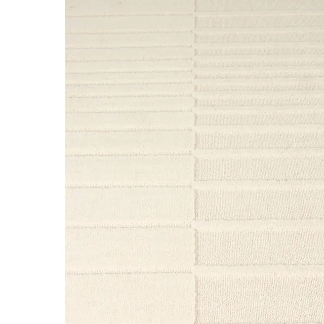 Zuiver Crossing vloerkleed beige Grijs