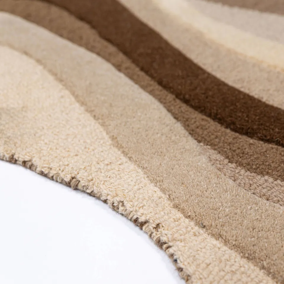 Flair Rugs Envy wollen vloerkleed bruin, foto 4