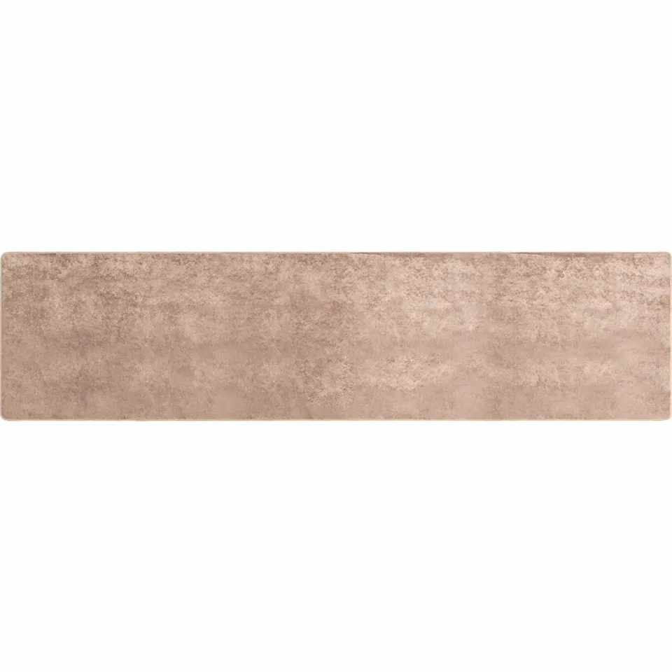 vidaXL Vloerkleedloper MARSA Zand 80 x 450 cm Polyester en PVC Geel