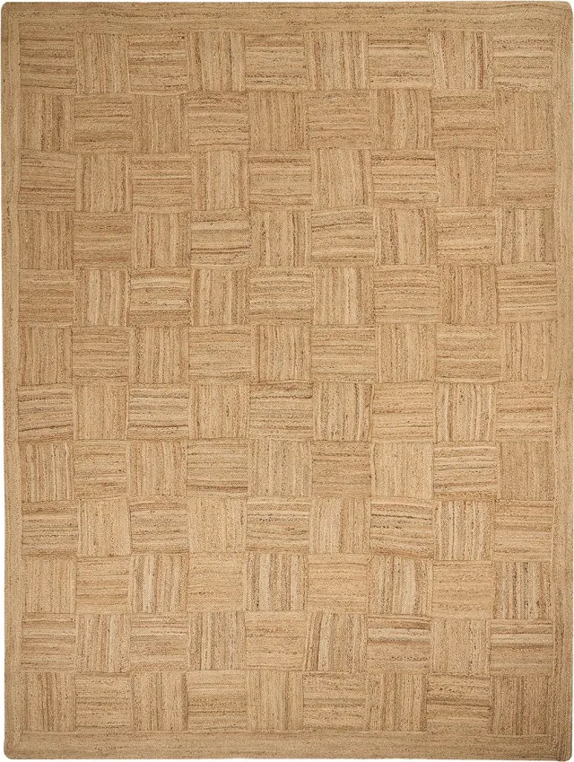 Beliani ESENTEPE - Vloerkleed - Beige - Jute