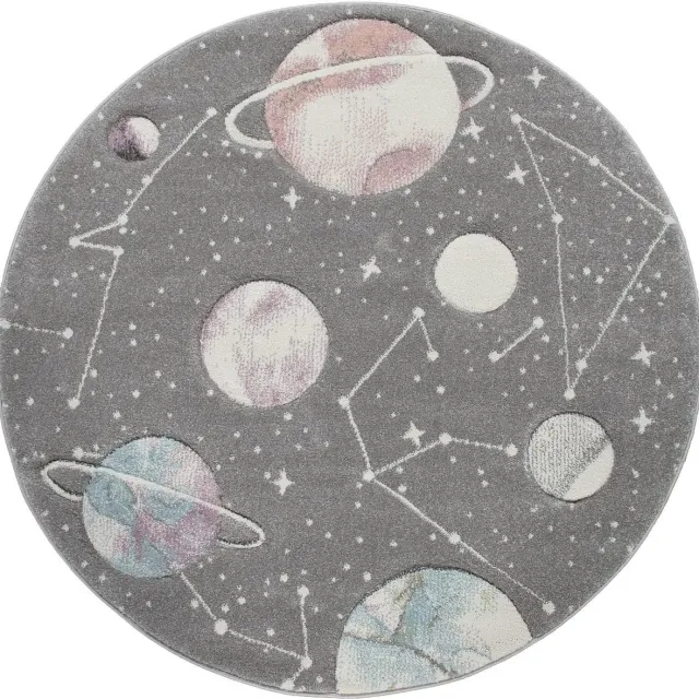 Thuys Kindertapijt Tapijt – Voor Kinderen – Kinderkamer Tapijt – Children Rooms Rug Frosted grey