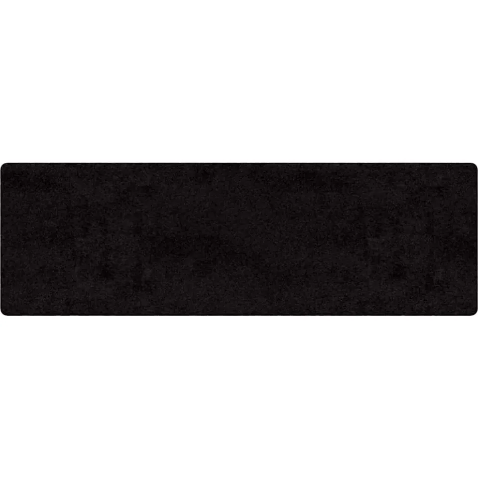 vidaXL Tapijt Loper Zwart 50 x 250 cm 100% Polypropylene Tuft