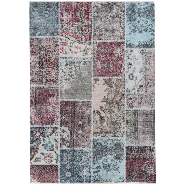 Dutch XXL Laagpolig Vloerkleed | Tapijt | Toska | Patchwork | Multi/Rood | 120x170 cm, foto 2